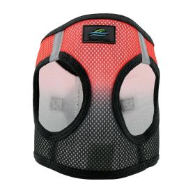 American River Choke Free Dog Harness Ombre Collection (Color: Midnight Red, size: XX-Small)