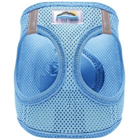 American River Solid Ultra Choke Free Dog Harness (Color: light blue, size: 3X-Large)