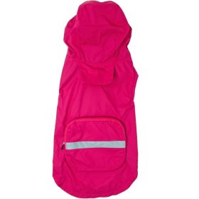 Packable Raincoat (Color: pink, size: X-Large)