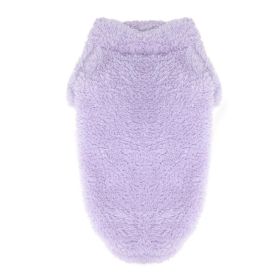 Soft Plush Pullover (Color: lavender, size: 4X-Large)