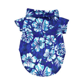 Hawaiian Camp Shirt (Color: Vintage Hibiscus, size: medium)