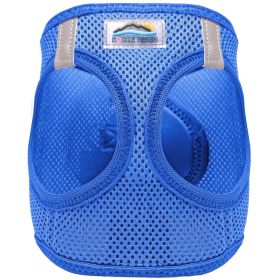 American River Solid Ultra Choke Free Dog Harness (Color: Cobalt Blue, size: X-Small)